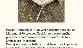 Karoserie Odměna za pomoc s dovozem střechy z US 15-20000,- 1970