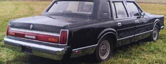 Lincoln Town Car 1986 V8 Obsah 5.000cm, 1986